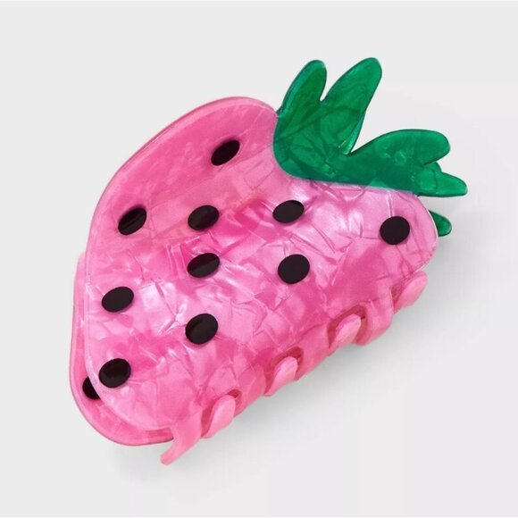Strawberry Claw Hair Clip - Wild Fable™ Pink - Picture 1 of 10